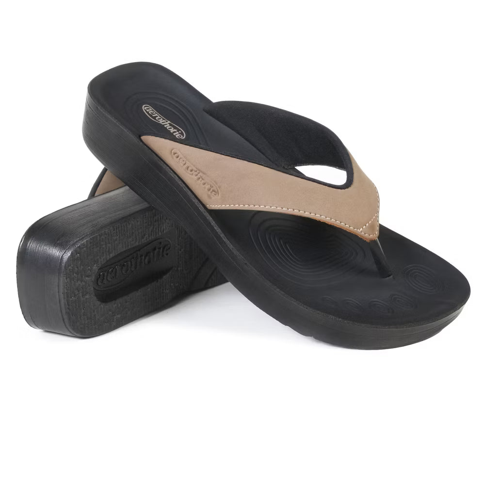 Aerothotic - Women's Comfortable Sandal, Cuta - Khaki (L0367)